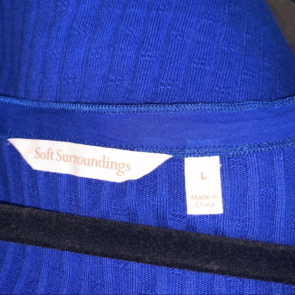 Soft Surroundings | Sapphire Roma Ribbed Tank - Picture 9 of 9